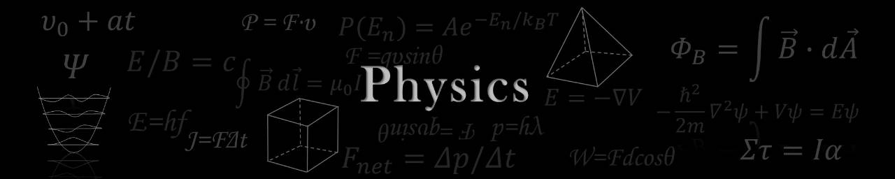 Physics equations